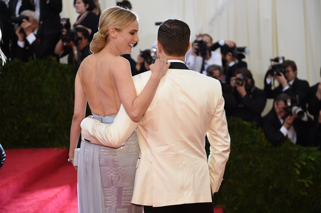 Diane Kruger and Joshua Jackson stayed close while posing for photographers.
Diane Kruger and Joshua Jackson stayed close while posing for photographers.