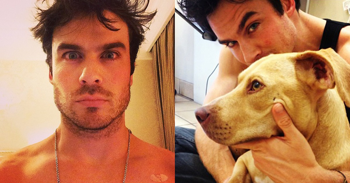 Ian Somerhalders Selfies On Instagram Popsugar Celebrity