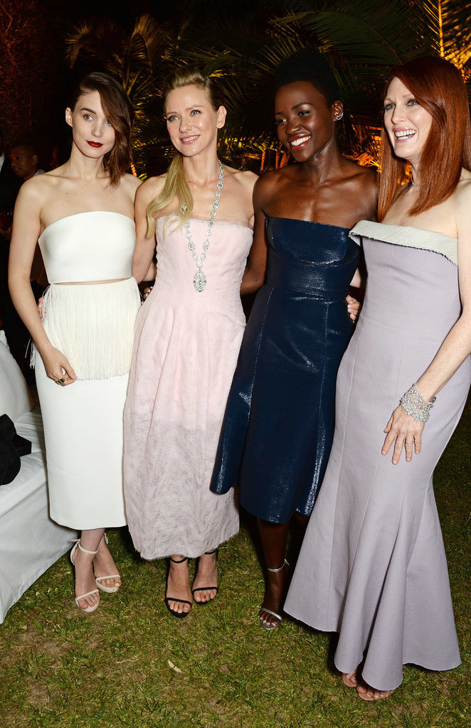 Rooney Mara, Naomi Watts, Lupita Nyong'o, and Julianne Moore attended a Calvin Klein bash on Thursday.
Rooney Mara, Naomi Watts, Lupita Nyong'o, and Julianne Moore attended a Calvin Klein bash on Thursday.