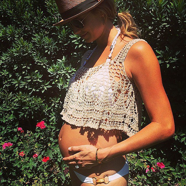 On Mother's Day, Stacy Keibler posted this bikini picture of her baby bump.
Source: Instagram user stacykeibler
On Mother's Day, Stacy Keibler posted this bikini picture of her baby bump.
Source: Instagram user stacykeibler