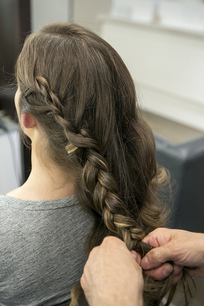 Step One: Braided Chignon For Brunch Step One: Braided Chignon For Brunch