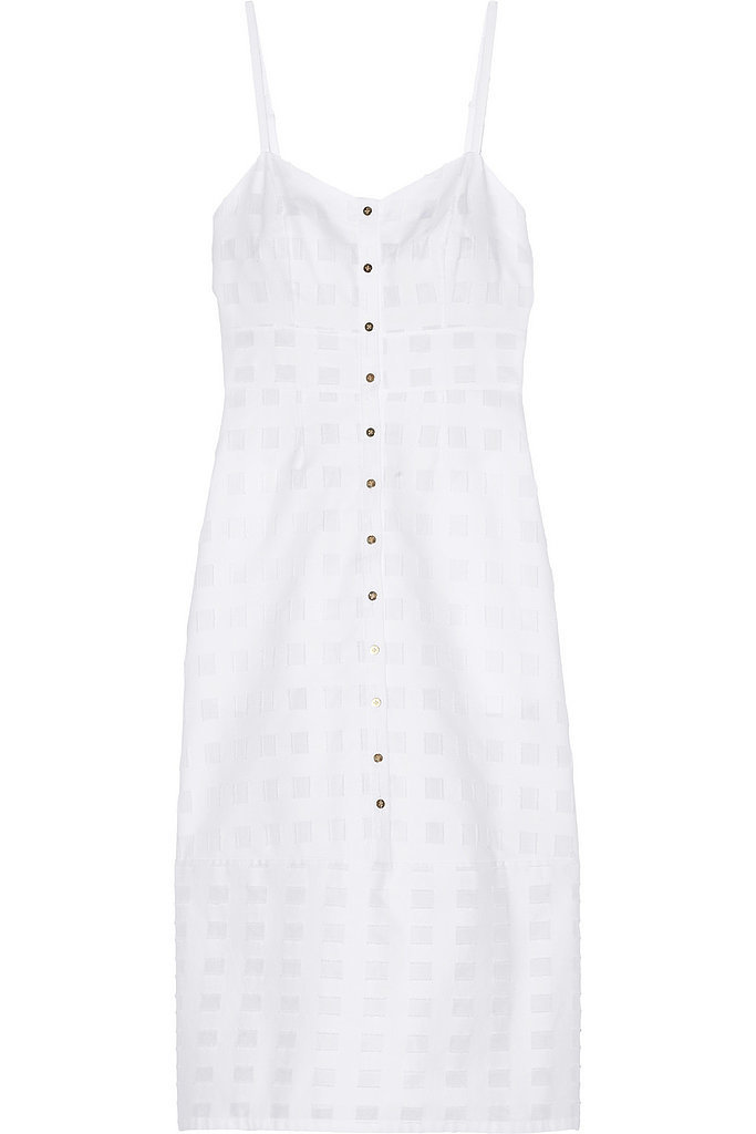 Suno White Cotton Dress Suno White Cotton Dress