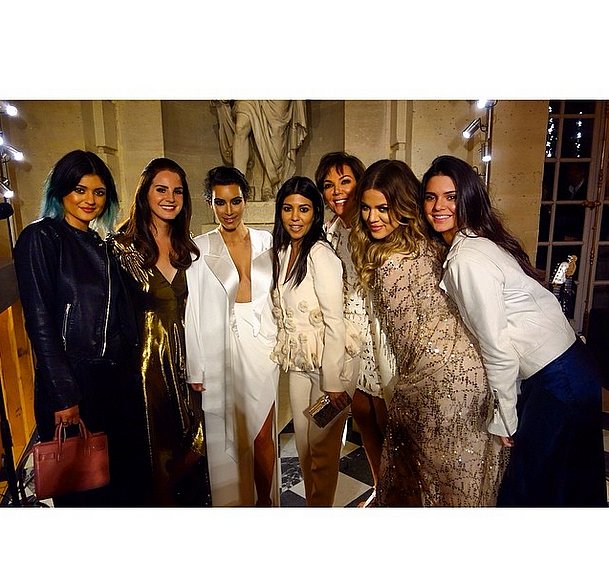 Kim and her family posed for snaps inside Valentino's mansion.
Source: Instagram user privategg Kim and her family posed for snaps inside Valentino's mansion.
Source: Instagram user privategg