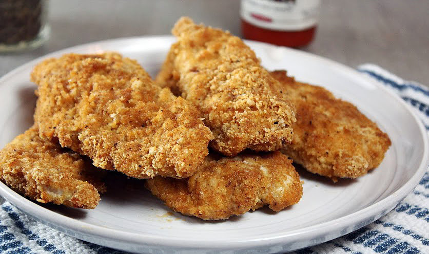 Lunch and Dinner: Almond Chicken Fingers Lunch and Dinner: Almond Chicken Fingers