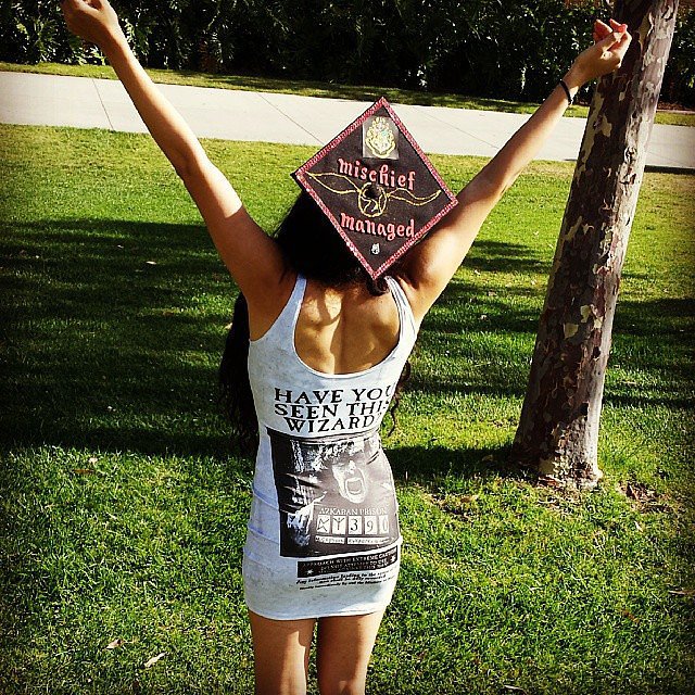 You can copy this Hogwarts cap, but only if you wear that dress, too.
Source: Instagram user nadia_nice
You can copy this Hogwarts cap, but only if you wear that dress, too.
Source: Instagram user nadia_nice