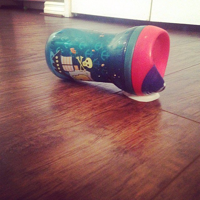 If a milk-filled sippy cup is lost, drop everything and find it. If a milk-filled sippy cup is lost, drop everything and find it.