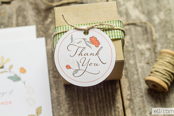 Country Floral Thank You Tag Country Floral Thank You Tag