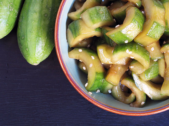 Sesame-Soy Cucumber Salad Sesame-Soy Cucumber Salad