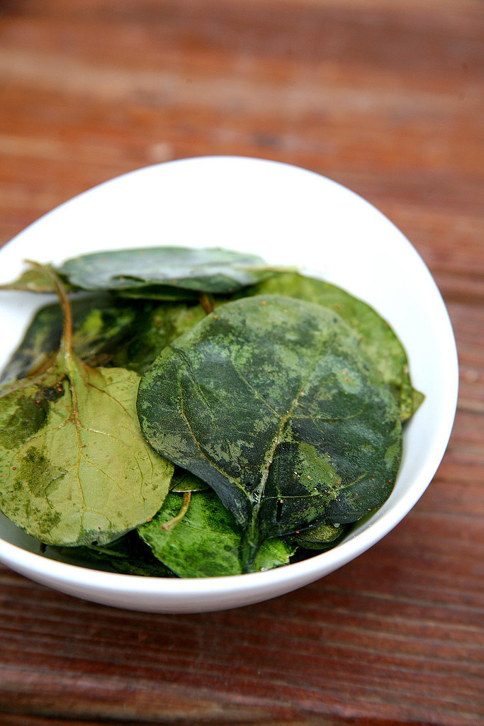 Baked Spinach Chips Baked Spinach Chips