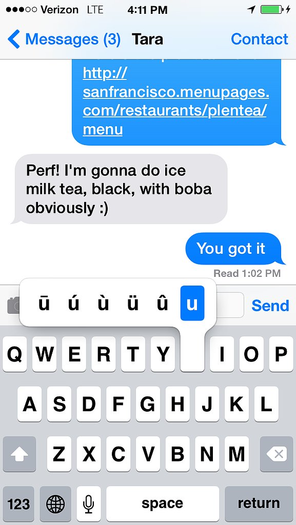 Use accents. Use accents.