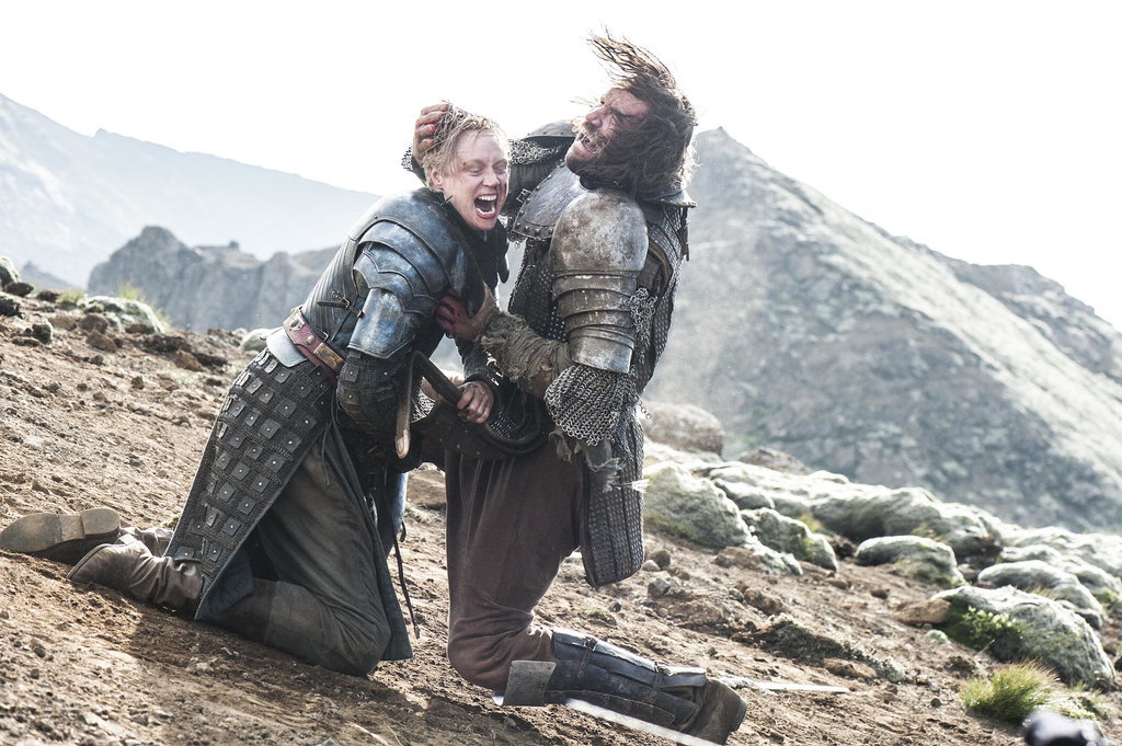 Brienne Bites The Hound's Ear Off Brienne Bites The Hound's Ear Off