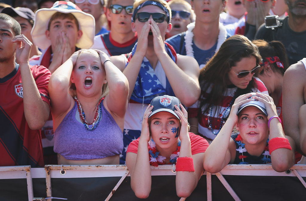 In Chicago, US fans were shocked by the team's tie with Portugal.
In Chicago, US fans were shocked by the team's tie with Portugal.