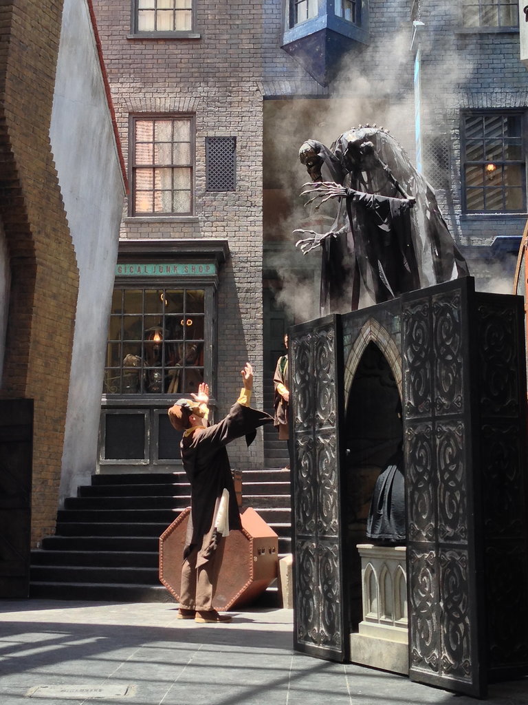 The highlight of the performance is when Death rises up in the smoke at the end.
The highlight of the performance is when Death rises up in the smoke at the end.