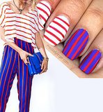 DIY This Patriotic Rebecca Minkoff-Print-Inspired Nail Art