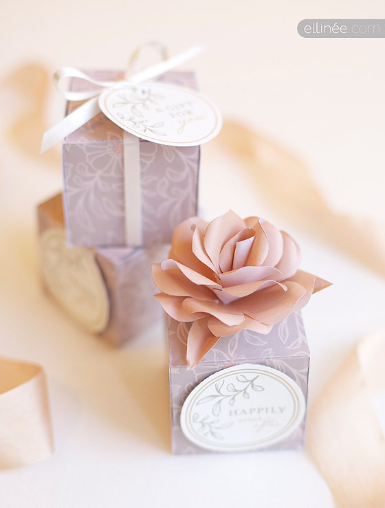 Wedding Favor Box and Tags Wedding Favor Box and Tags