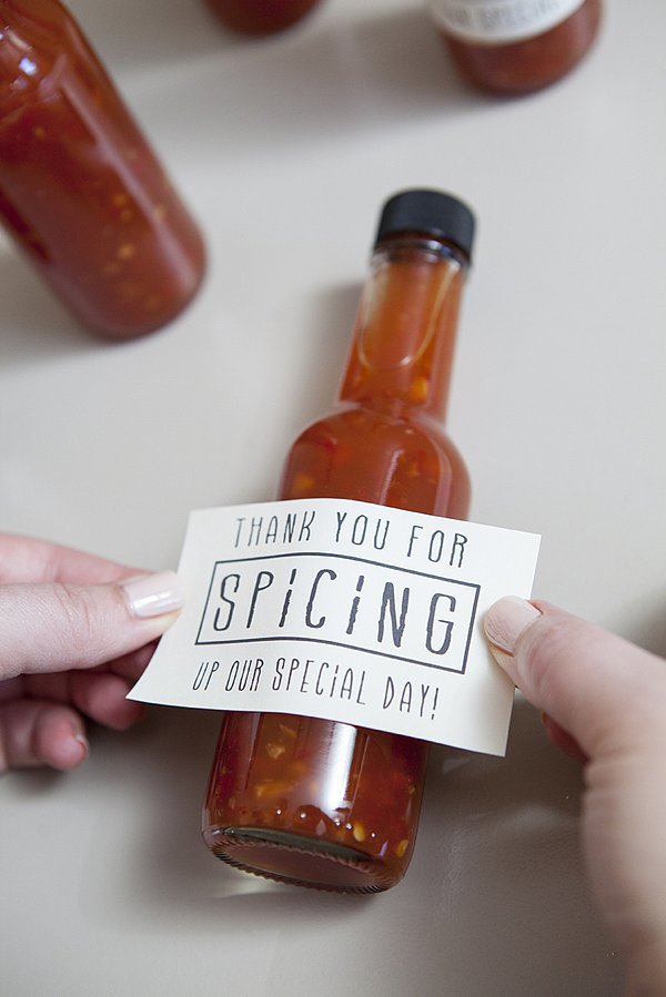 Hot Sauce Wedding Favors Hot Sauce Wedding Favors