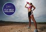 Flat-Belly Challenge Day 1: Fat-Blasting Intervals and a Slimming Smoothie