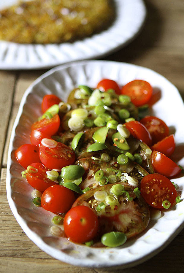 Balsamic Olive and Tomato Salad Balsamic Olive and Tomato Salad