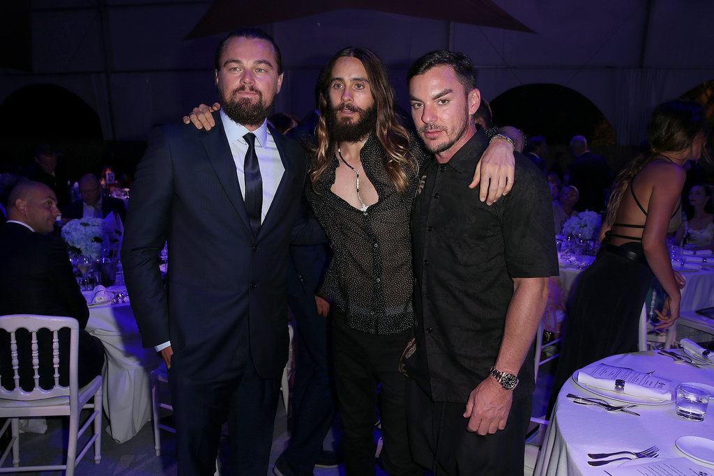 Jared Leto and his brother, Shannon, hung out with Leo.
