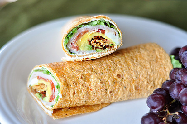 Smoked Turkey Cobb Wraps Smoked Turkey Cobb Wraps