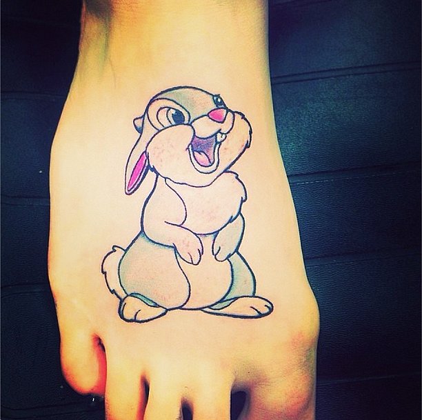 The Perfect Spot For a Thumper Tattoo