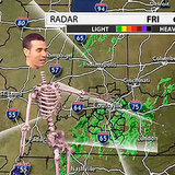 Whoa! Kentucky Weatherman Became Skeleton