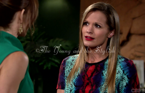 chelsea newman multicolor snakeskin top the young and the restless chelsea newman multicolor snakeskin top the young and the restless