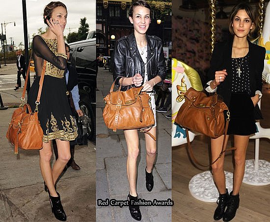 Alexa Chung loves her Mulberry Bag