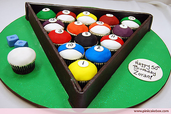 Pool Ball Cake