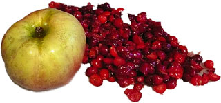 Homemade Cranberry Apple Mask