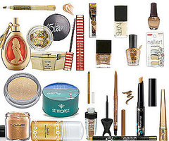Gold Holiday Makeup Palettes