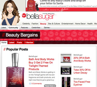 Join BellaSugar's Beauty Bargains Group