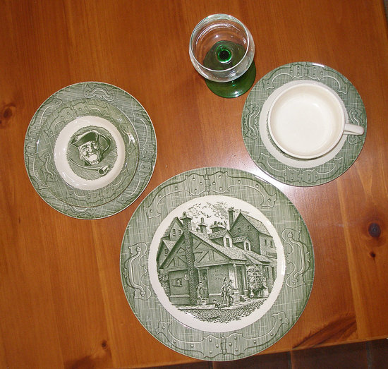 New (to Her) China/Dishes