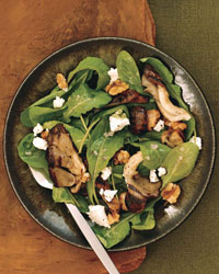 Arugula, Mushroom, and Goat Cheese Salad Recipe