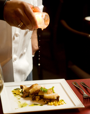 Bacon Fat Candle at David Burke's Primehouse, Chicago