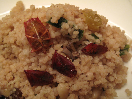 Couscous With Red Shield Bugs Couscous With Red Shield Bugs