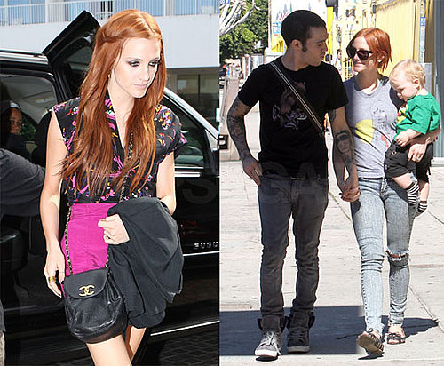 Photos of Pete and Ashlee Shopping with Bronx, and Ashlee Going to a Vogue Photo shoot