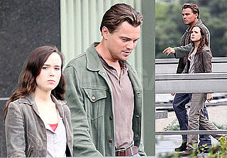 Photos of Leonardo DiCaprio and Ellen Page On the Set of Inception