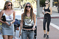 Photos of Kristin Cavallari, Audrina Partridge, and Lo Bosworth Filming the Hills in LA