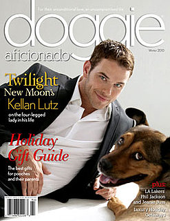 Awesome — Kellan Lutz on the Cover of Doggie Aficionado! 