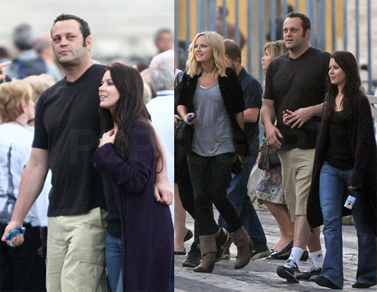 Photos of Vince Vaughn and Kyla Webber in Rome 2009-10-29 10:05:32