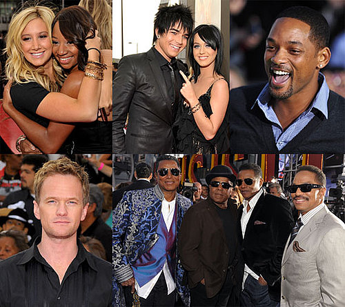 Photos of LA Red Carpet This Is It Premiere Paris Hilton, Will Smith, Ashley Tisdale, Michael Jackson's Brothers