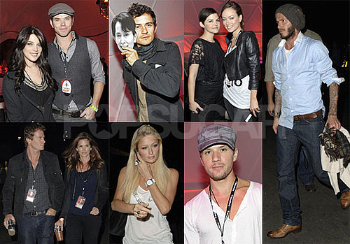 Photos of Ashley Greene, Kellan Lutz, Ginnifer Goodwin, Ryan Phillippe, David Beckham, Colin Farrell at a U2 Concert
