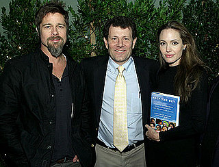 Photos of Angelina Jolie, Brad Pitt, And Marisa Tomei Celebrating Nicholas Kristof's New Book, Half the Sky,