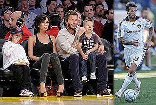 Photos of David and Victoria Beckham at Lakers Games And a Galaxy Game in LA