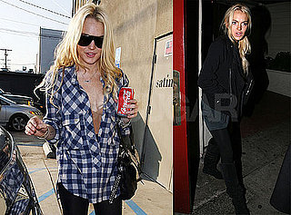 Photos of Lindsay Lohan Out in LA; Partying With Leonardo DiCaprio While Michael Lohan Tried to Sell Tapes