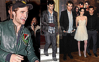 Photos of Robert Pattinson, Kristen Stewart, and Taylor Lautner in Paris For New Moon