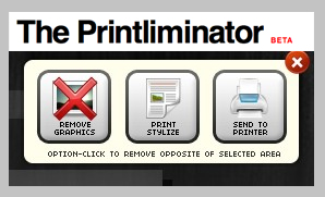 The Printliminator Helps You Remove Ads and Graphics From Webpages Before You Click Print