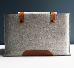 Byrd & Belle Felted Merino Wool Laptop Sleeve