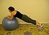 Lower Ab Exercise Using an Exercise Ball